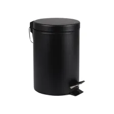 Pedaalemmer BRASQ 12 liter zwart