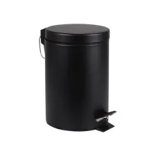 Pedaalemmer BRASQ 20 liter zwart