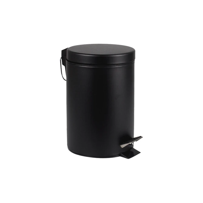 Pedaalemmer BRASQ 3 liter zwart