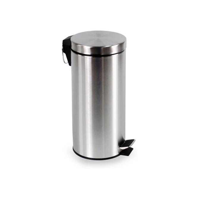 Pedaalemmer BRASQ 30 liter rvs
