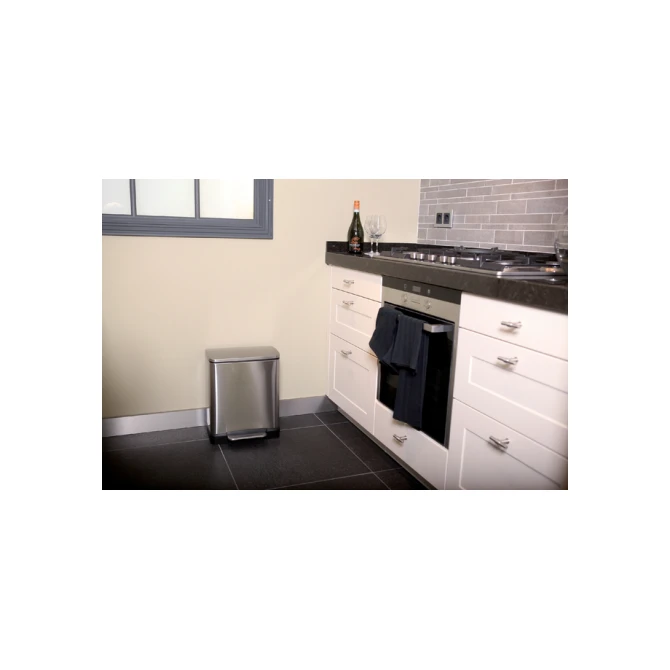 Pedaalemmer EKO E-Cube 40 liter rvs