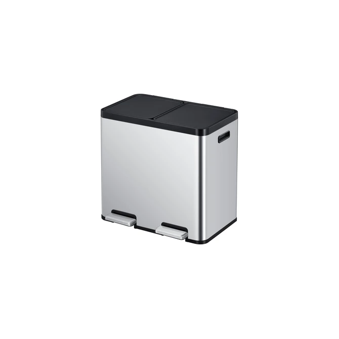 Pedaalemmer EKO Essential Recycler 2x22 liter rvs