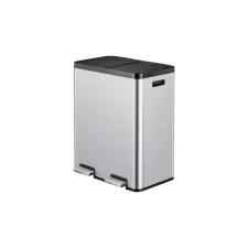 Pedaalemmer EKO Essential Recycler 2x30 liter rvs Pedaalemmer EKO Essential Recycler 2x30 liter rvs