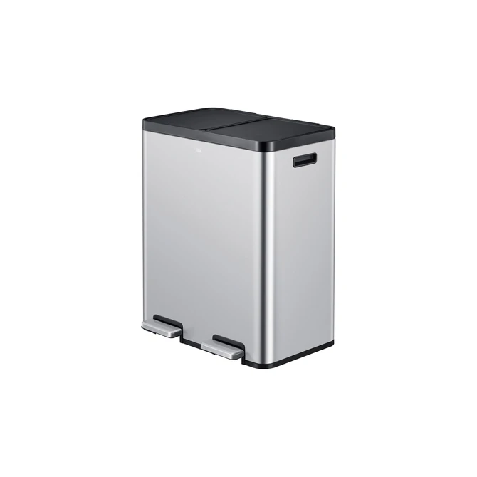 Pedaalemmer EKO Essential Recycler 2x30 liter rvs