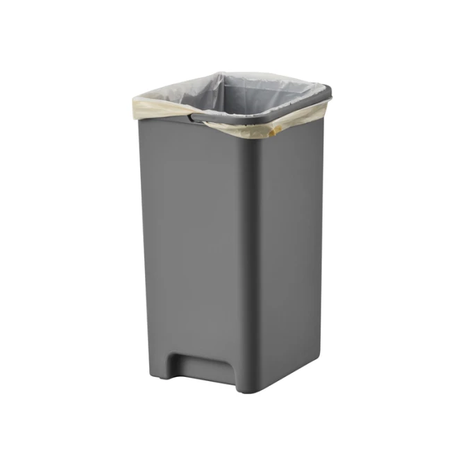 Pedaalemmer EKO Hana Duo Recycling 2x10 liter grijs wit