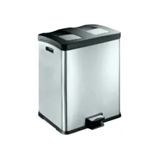 Pedaalemmer EKO Rejoice 2x30 liter mat rvs Pedaalemmer EKO Rejoice 2x30 liter mat rvs