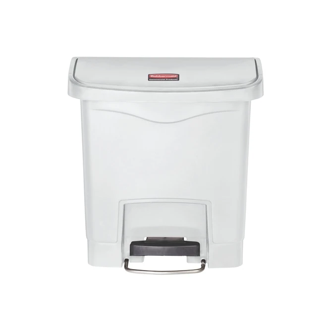 Pedaalemmer Rubbermaid Slim Jim Step-On 15liter wit