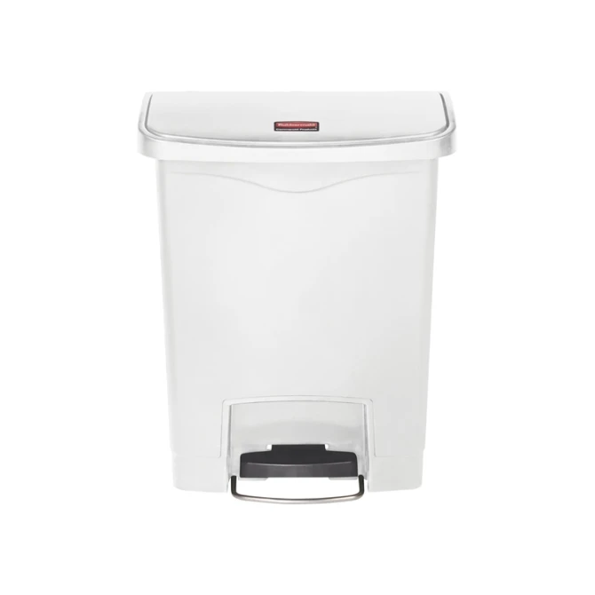 Pedaalemmer Rubbermaid Slim Jim Step-On 30liter wit