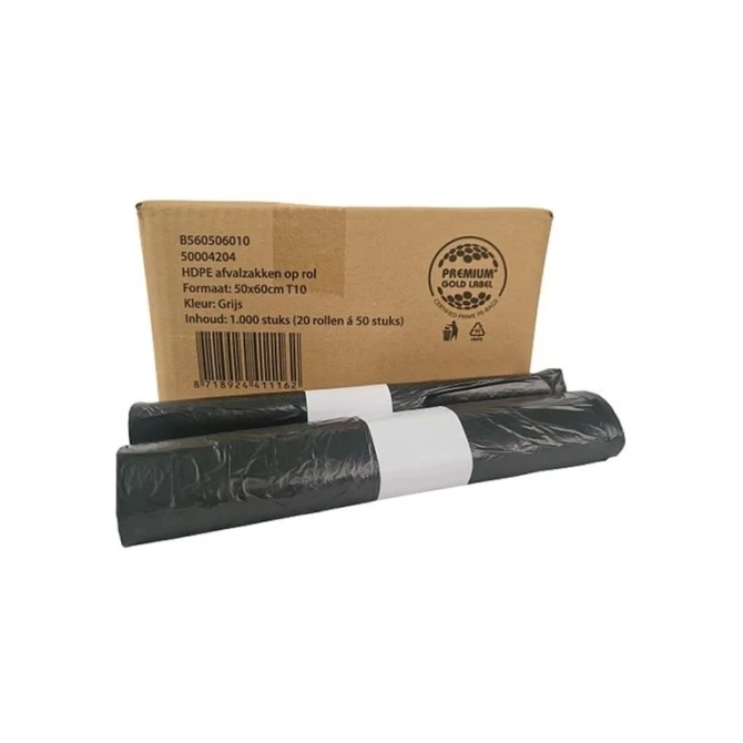 Pedaalemmerzak Vepa Bins 50x60cm HDPE T10 24L grijs