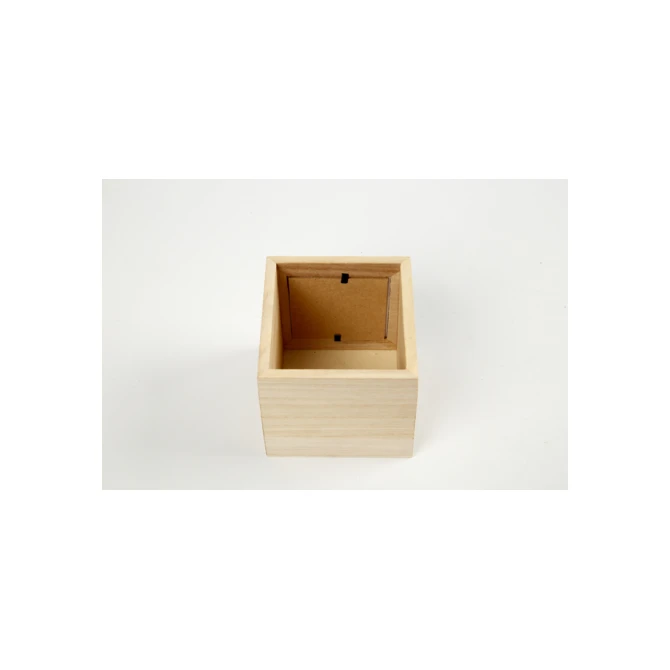 Pennenbakje Creativ Company 10x10x10cm hout