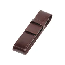 Pennenetui 321 1-delig buffelleer bruin