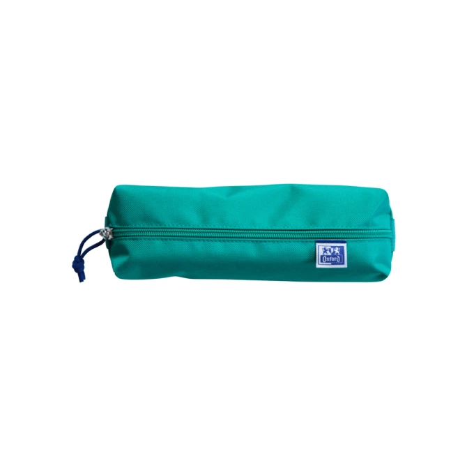 Pennenetui Oxford rechthoek turquoise