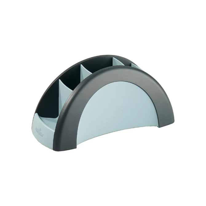 Pennenkoker Durable Vegas 5 vaks zwart/grijs