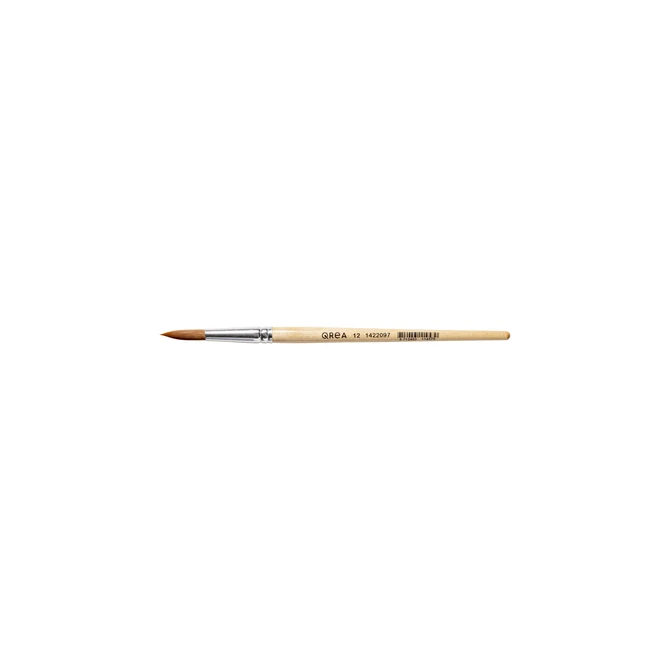 Penseel Qrea synthetisch haar nr 12 breedte 7,1mm