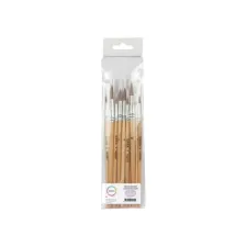 Penseel Qrea synthetisch haar set à 10 breedtes