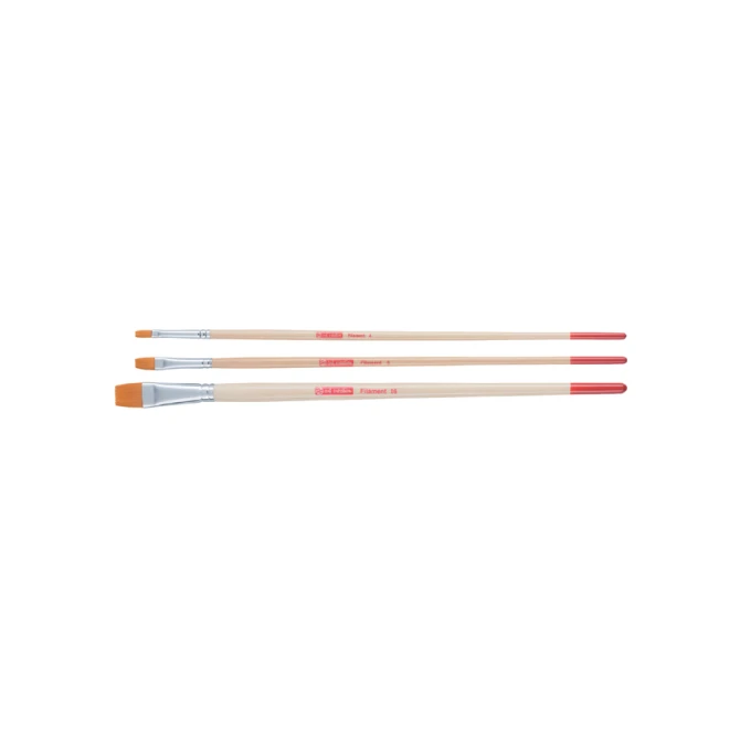 Penseel Talens Art Creation filament plat assorti set à 3 stuks