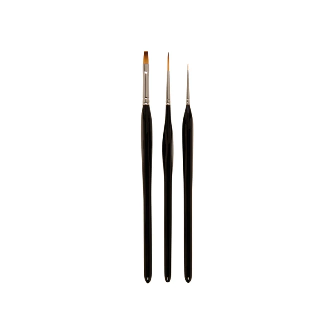 Penselenset Zahn modelbouw 3-delig