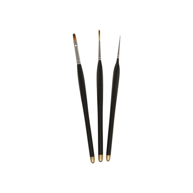 Penselenset Zahn modelbouw 3-delig