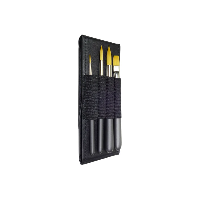 Penselenset Zahn Travel Buddy 4-delig