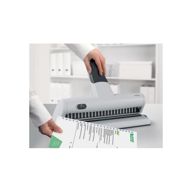 Perforator Leitz 5115 heavy duty 23 gaats zilver