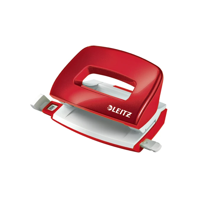 Perforator Leitz NeXXt WOW mini 10 vel rood Perforator Leitz NeXXt WOW mini 10 vel rood