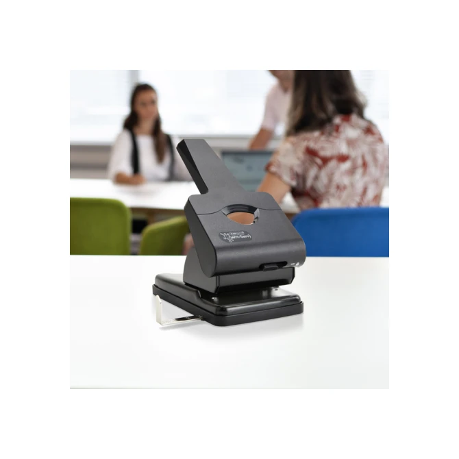 Perforator Rapesco Germ-Savvy Heavy Duty HD865-P antibacterieel 2-gaats zwart