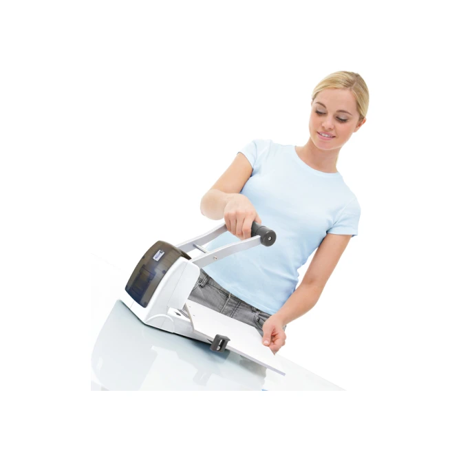 Perforator Rapesco Germ-Savvy High Capacity Eco P1100 antibacterieel 2-gaats wit