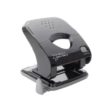 Perforator Rapesco Germ-Savvy Less Effort Eco X5-40ps antibacterieel 2-gaats zwart