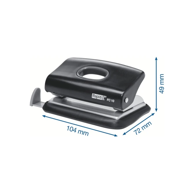 Perforator Rapid Fashion FC10 mini  10 vel zwart