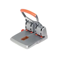 Perforator Rapid Supreme HDC150/4 heavy duty 4-gaats 150 vel zilver/oranje Perforator Rapid Supreme HDC150/4 heavy duty 4-gaats 150 vel zilver/oranje