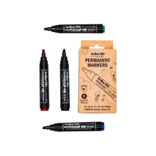 Permanent marker Artline 190  Dry Safe Eco schuin 2-5mm assorti 4 stuks