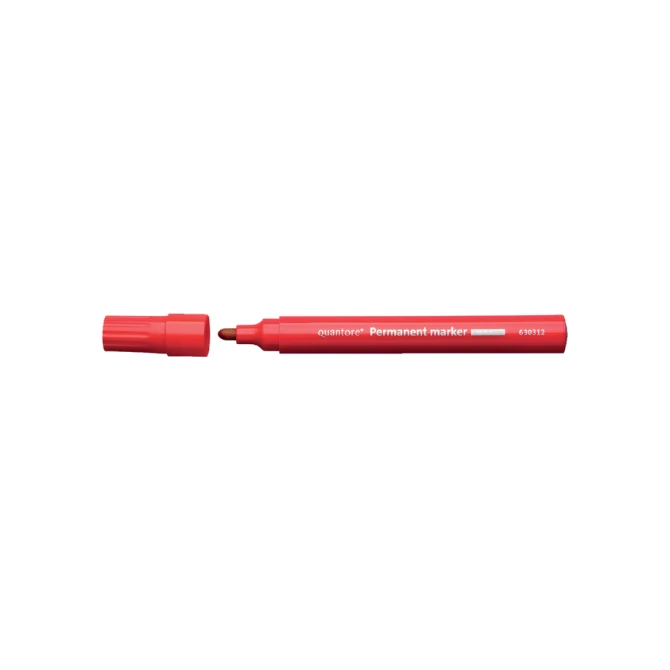 Permanent marker Quantore rond 1-1.5mm rood