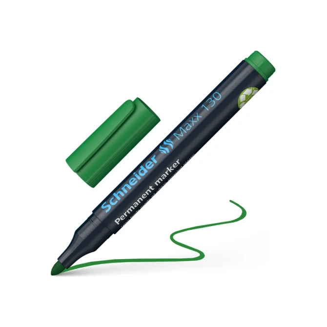 Permanent marker Schneider Maxx 130 rond 1-3mm assorti 4 stuks