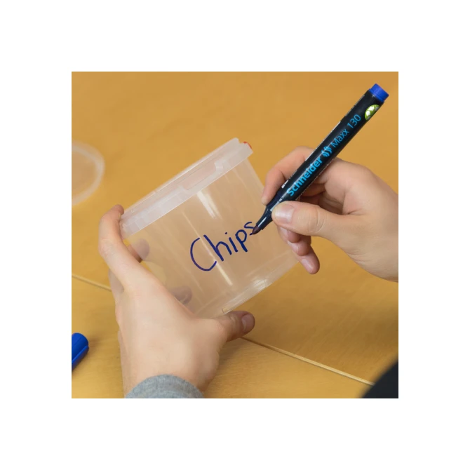 Permanent marker Schneider Maxx 130 rond 1-3mm assorti 4 stuks