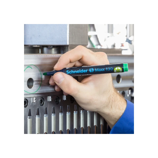 Permanent marker Schneider Maxx 130 rond 1-3mm assorti 4 stuks