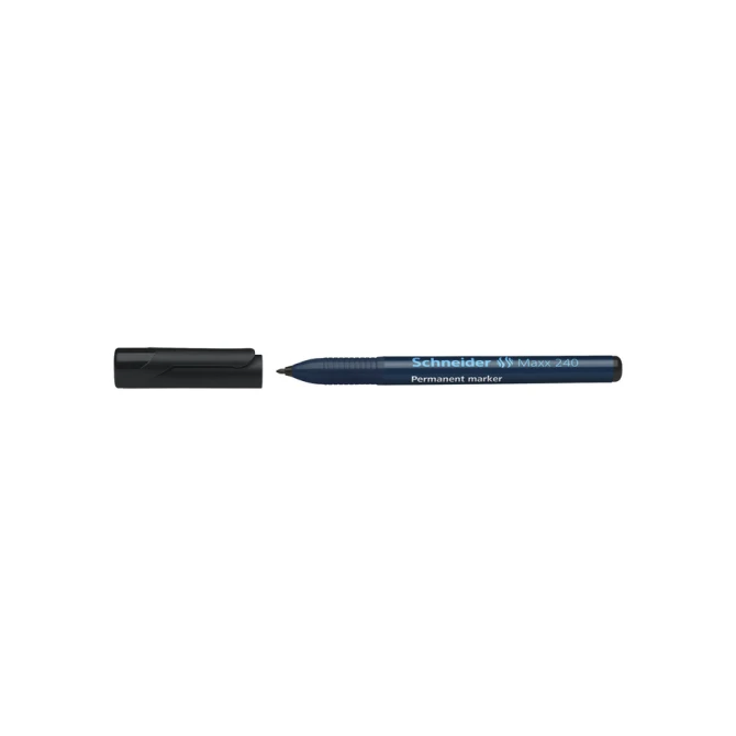 Permanent marker Schneider Maxx 240 rond 1-2mm zwart