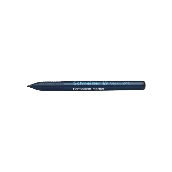 Permanent marker Schneider Maxx 240 rond 1-2mm zwart
