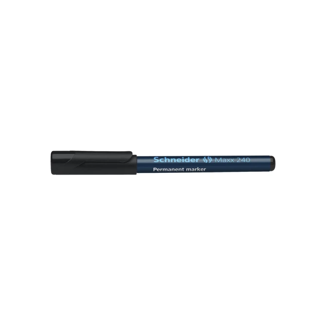 Permanent marker Schneider Maxx 240 rond 1-2mm zwart