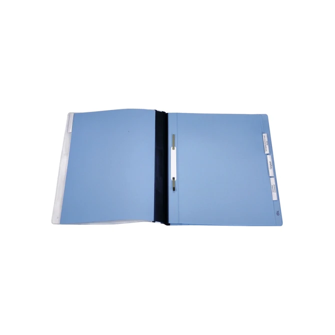Personeelsmap Durable 5 vakken + hangrail blauw