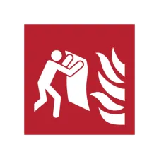 Pictogram bordje Djois Brandblusdeken 200x200mm rood Pictogram bordje Djois Brandblusdeken 200x200mm rood