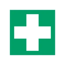 Pictogram bordje Djois EHBO 200x200mm groen Pictogram bordje Djois EHBO 200x200mm groen