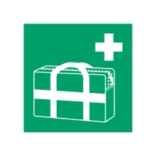 Pictogram bordje Djois EHBO koffer 200x200mm groen Pictogram bordje Djois EHBO koffer 200x200mm groen
