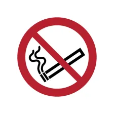 Pictogram bordje Djois Rookverbod Ø200mm rood Pictogram bordje Djois Rookverbod Ø200mm rood