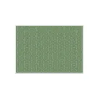 Placemat IEZZY hexagon groen 6 stuks