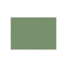 Placemat IEZZY hexagon groen 6 stuks