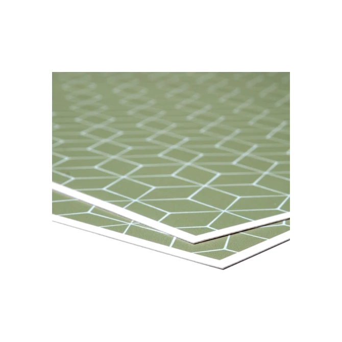 Placemat IEZZY Japanse kersenbloesem groen 6 stuks