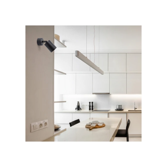 Plafondspot Integral Siena 1 spot IP20 GU10 zwart