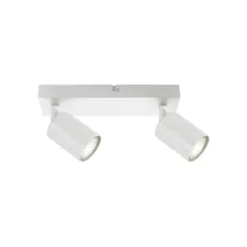 Plafondspot Integral Siena 2 spot IP20 GU10 wit