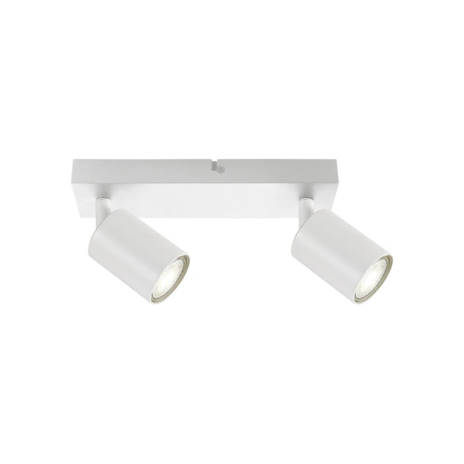 Plafondspot Integral Siena 2 spot IP20 GU10 wit