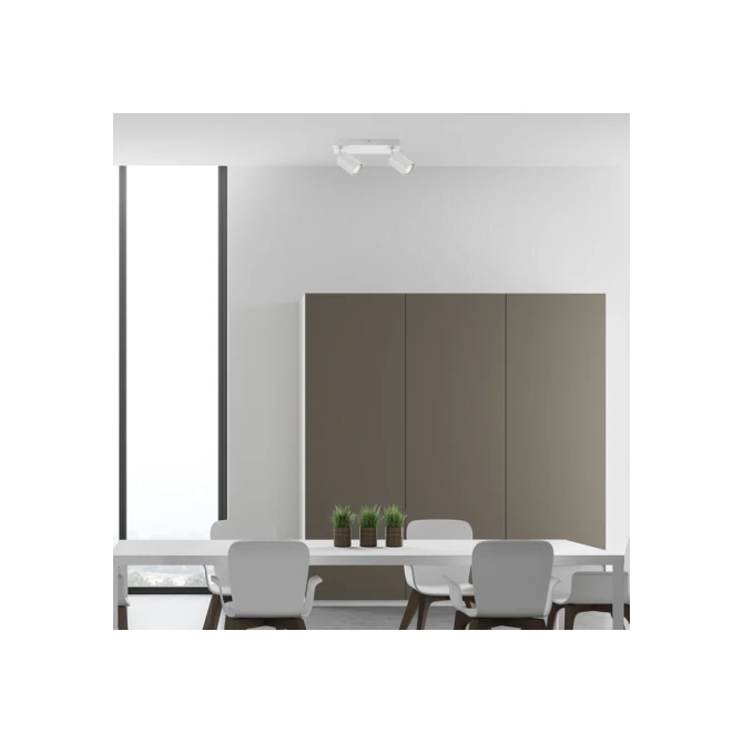 Plafondspot Integral Siena 2 spot IP20 GU10 wit